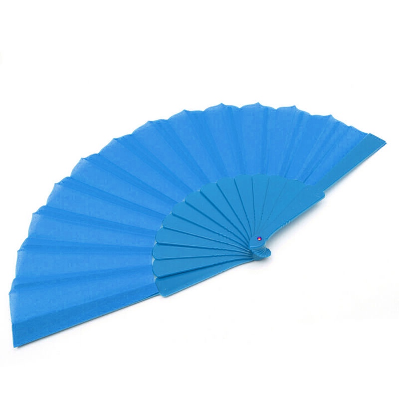 Summer Retro Plain Hand Held Fabric Folding Fan Pocket Fan Wedding Party Favor eBay